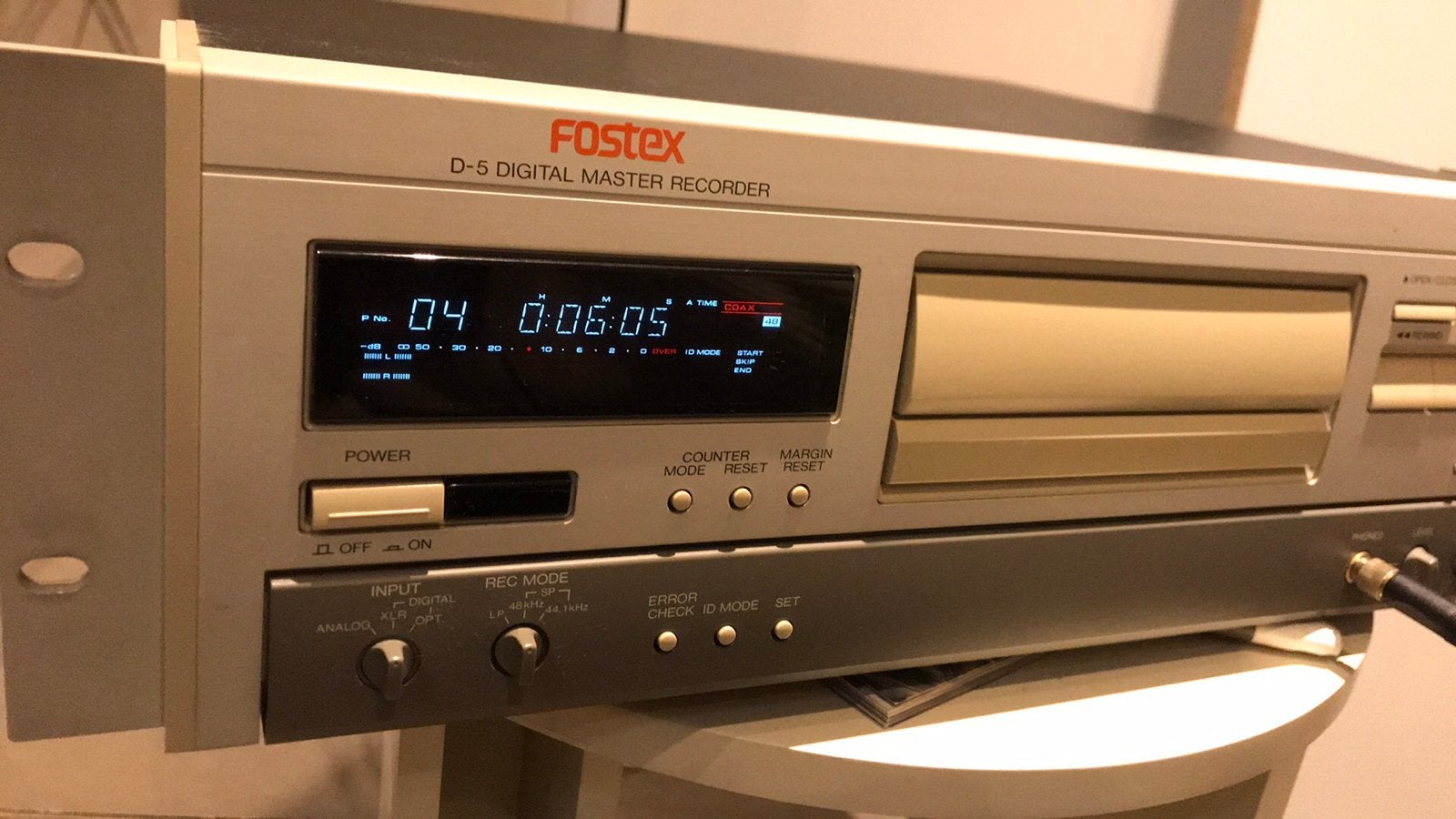 Fostex D-5 DAT Master Recorder, Ophalen of Verzenden, Gebruikt, Audio