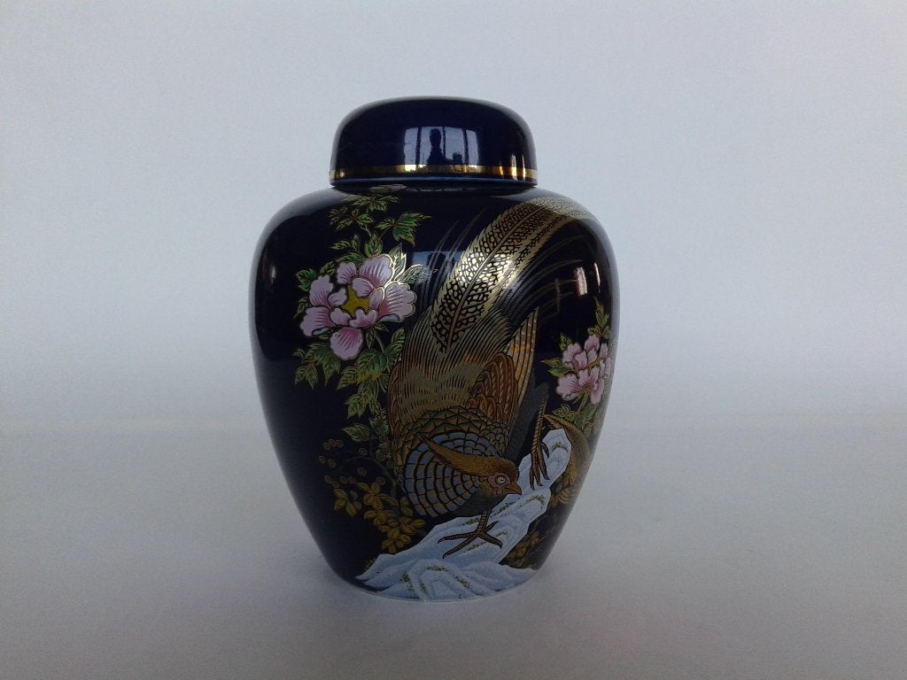 Dekselvaas Porselein Japan, Ophalen of Verzenden