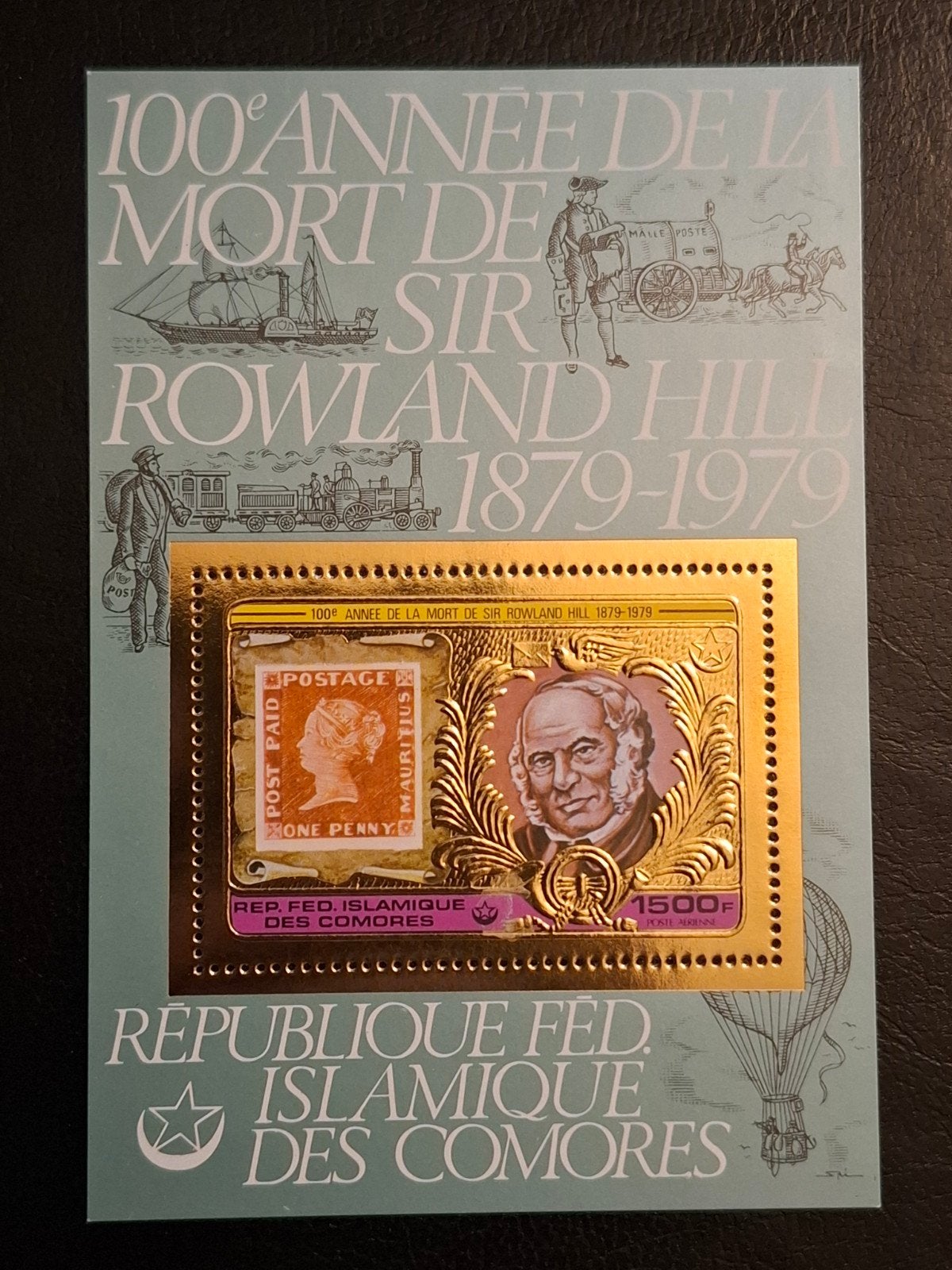 Comoren 1978 Sir Rowland Hill, Postzegels en Munten, Ophalen of Verzenden, Overige landen, Postfris