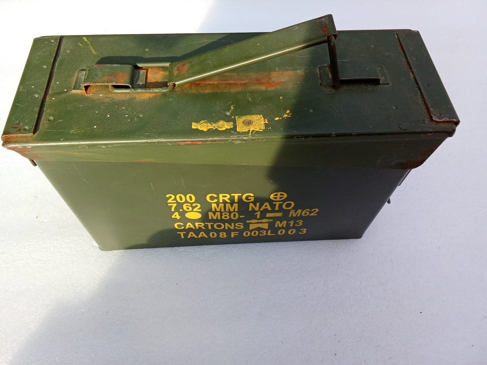 Munitiekist 7.62 MM NATO - Militaria, Ophalen of Verzenden, Overige soorten, Overige gebieden, Kist of Geocache