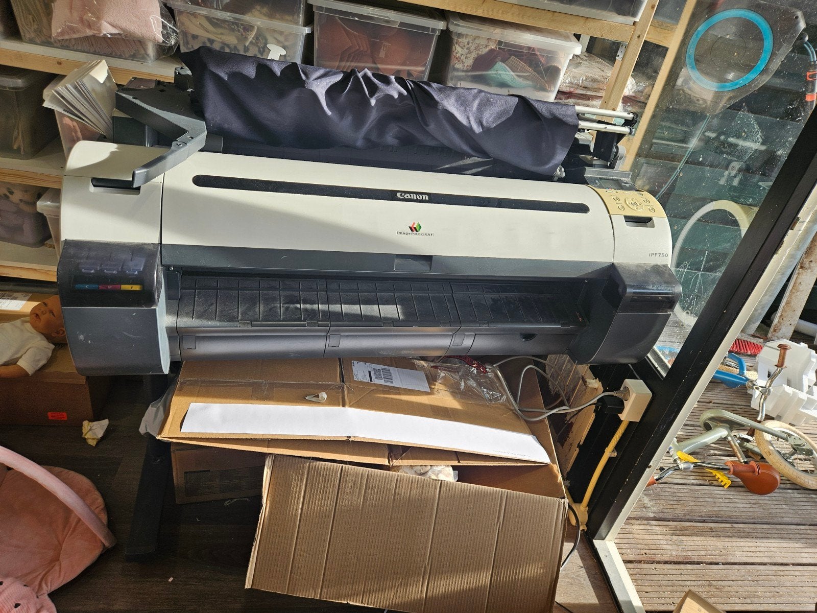 Canon imagePROGRAF iPF750 grootformaat printer, Computers en Software, Printers, Ophalen, Gebruikt, Kleur printen, Canon