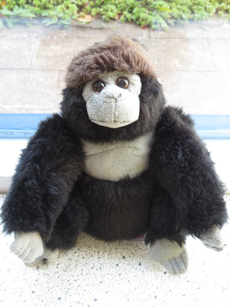 Aap Gorilla merk Nature Planet meet ca 25 cm, Korrelvulling, Ophalen of Verzenden, Zo goed als nieuw, Middelgroot (20 tot 80 cm)