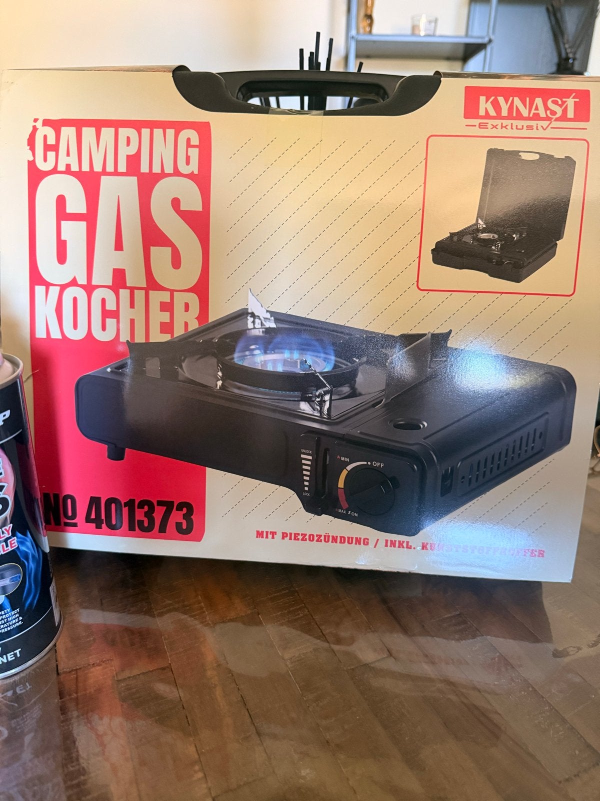 Kynast Camping Gas Kooktoestel met 2 Butaan Gasbussen, Ophalen, Nieuw