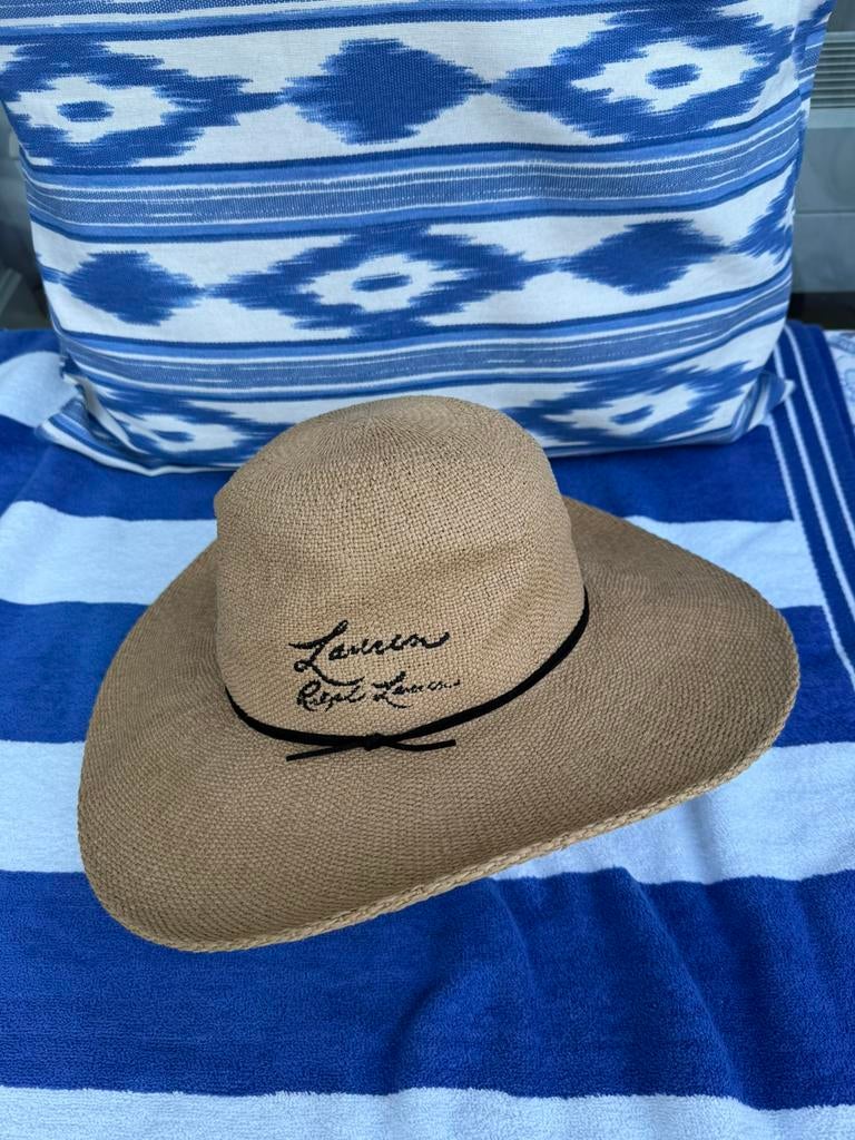 Ralph Lauren Dames Rustic Woven Fedora Hoed 57,5 cm, Kleding | Dames, Hoeden en Petten, Ophalen of Verzenden, Nieuw, 56 of 57 cm (M, 7 of 7⅛ inch)