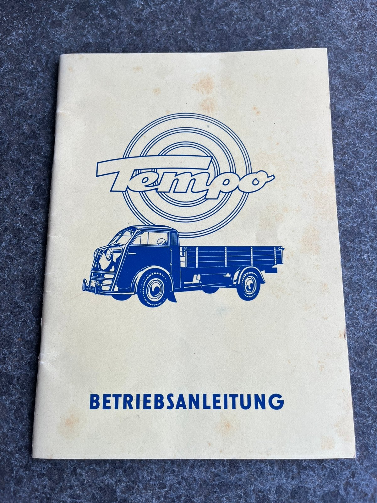 Gebruikershandleiding Tempo Matador VW . Perfekt, Ophalen of Verzenden