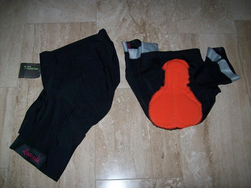 Nieuwe Dames fietsbroek loverdi maat Xs, XL, XXL., Zwart, Nieuw, Ophalen of Verzenden, Hardlopen of Fietsen