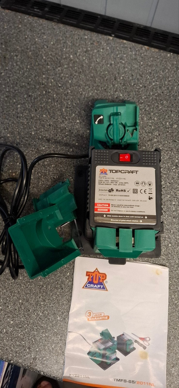 Nieuwe Topcraft Combi Slijpmachine - Ongebruikt, Doe-het-zelf en Verbouw, Ophalen of Verzenden