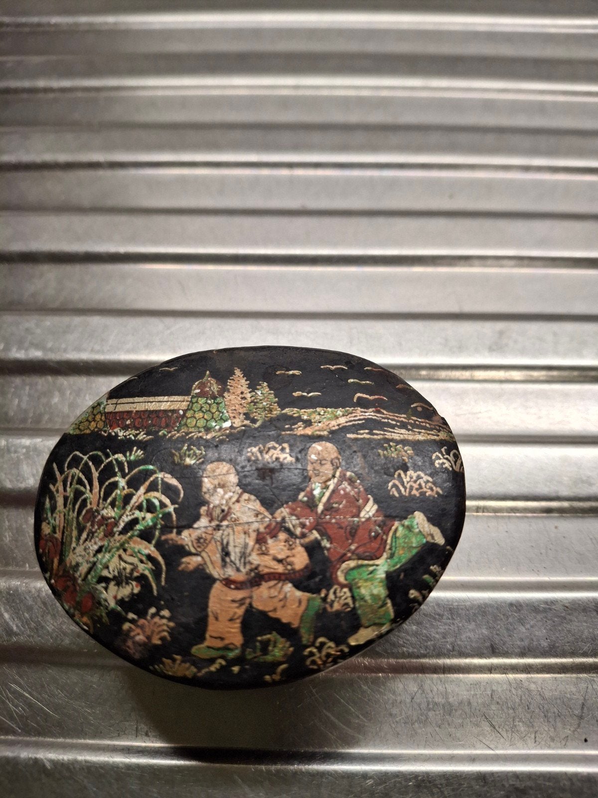Chinees  lakwerk doosje, Antiek en Kunst, Ophalen of Verzenden