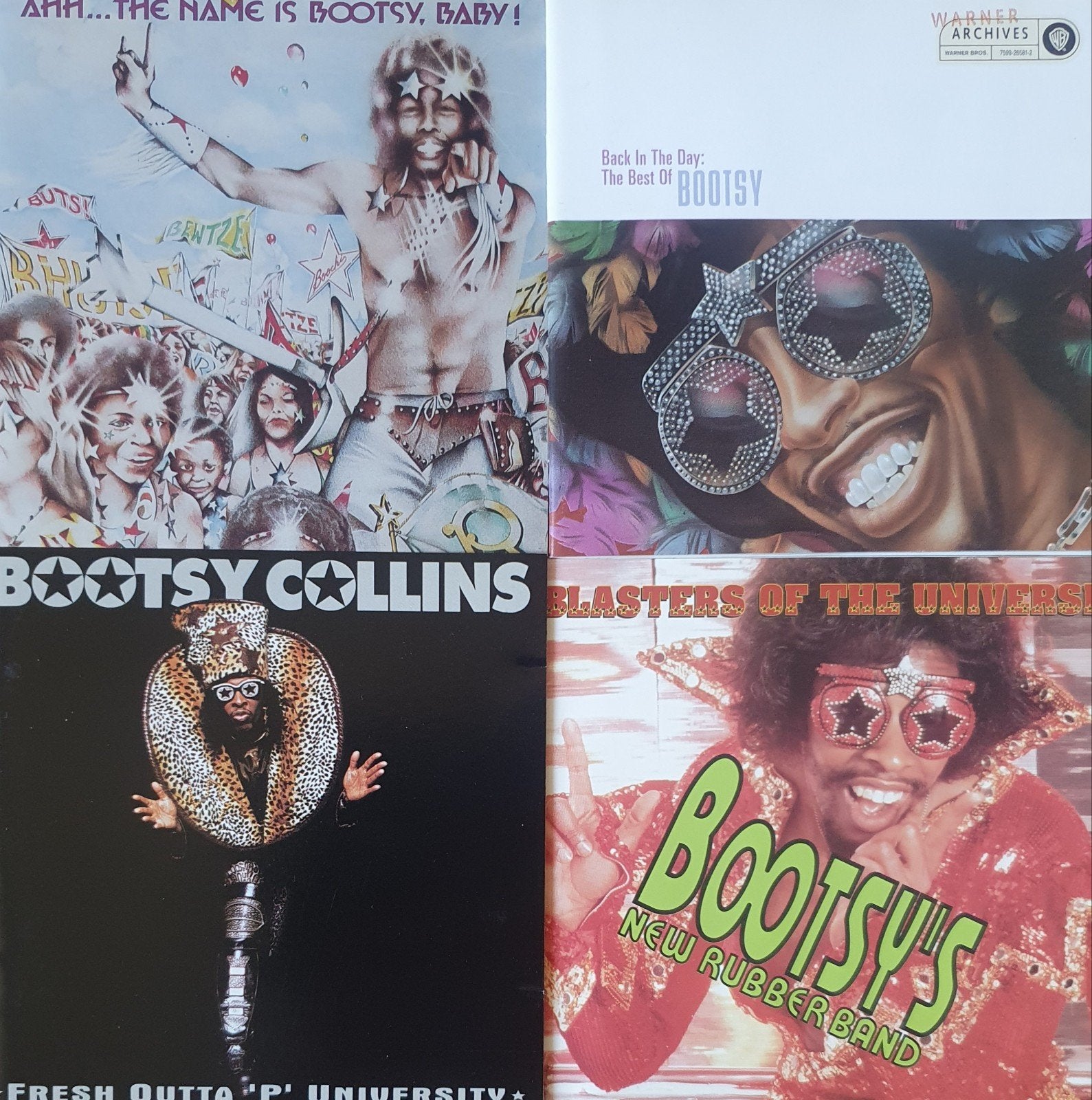 Bootsy Collins cd's mogen ook per stuk FUNK, Ophalen of Verzenden, Funk