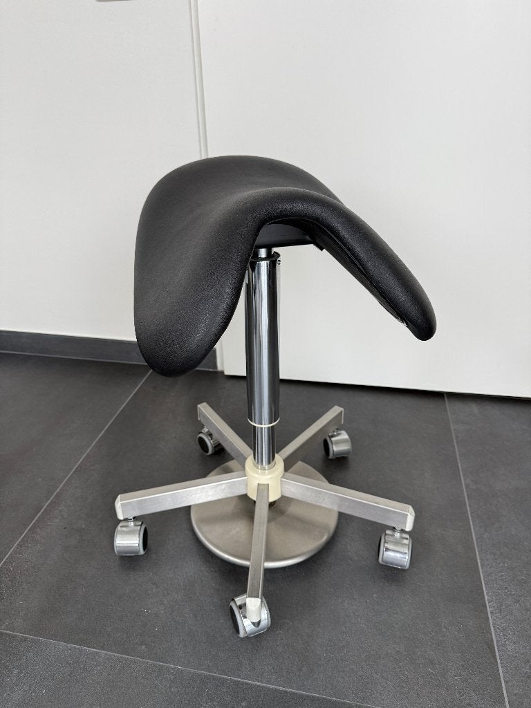Jörg & Sohn Coburg Ergolift 2520 | zadelkruk + voetbediening, Ophalen, Gebruikt, Zwart, Bureaukruk