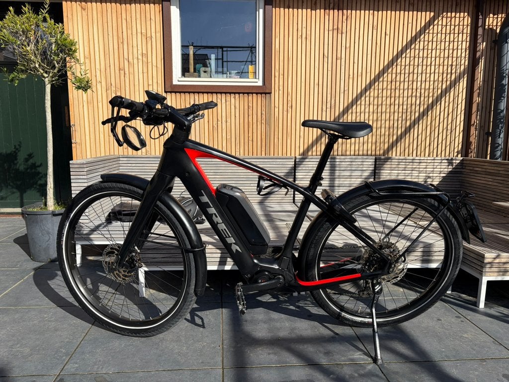 Zeer nette Trek Allant 9.9S Speed-pedelec | 1125wh accu!, Zo goed als nieuw, 47 tot 51 cm, 50 km per accu of meer, Ophalen