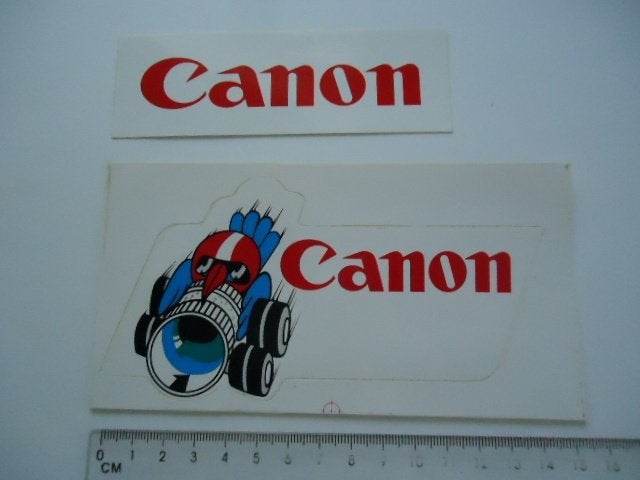 sticker oud CANON foto camera formule 1 f1 f-1 race auto, Verzenden, Zo goed als nieuw, Bedrijf of Vereniging