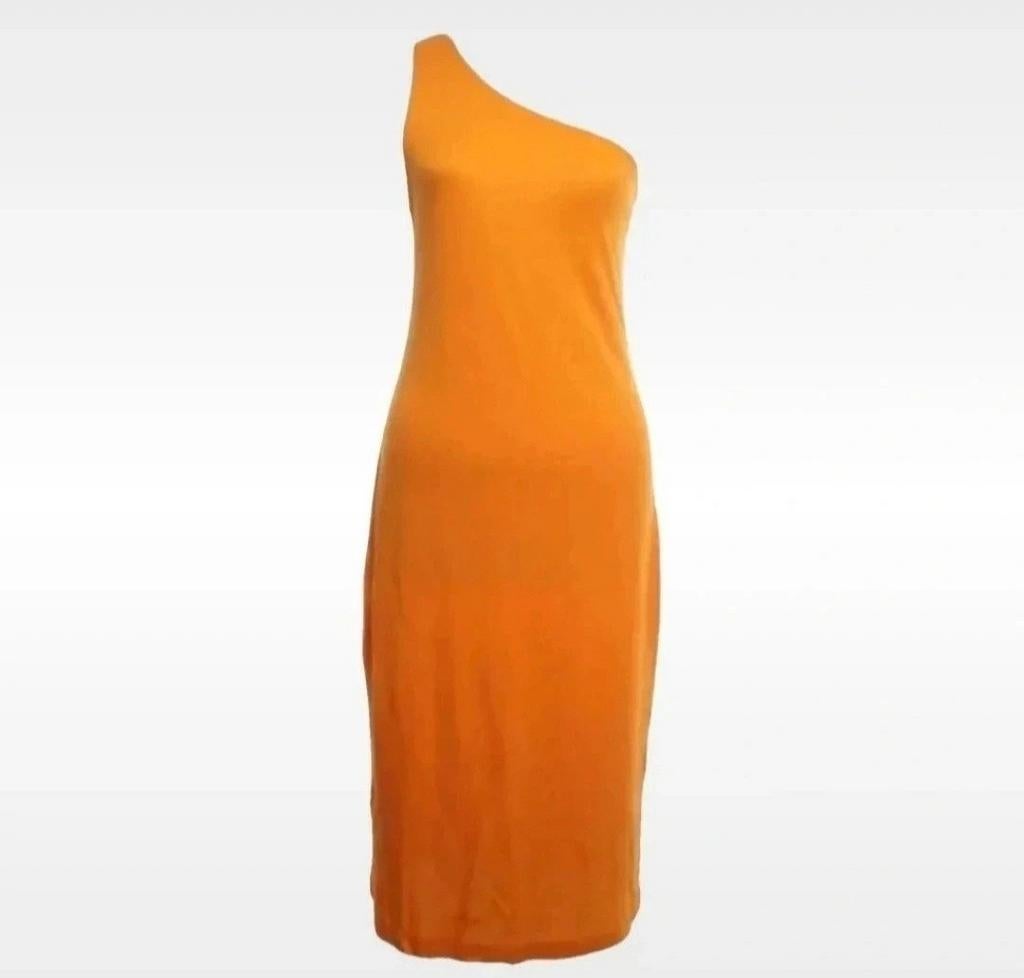 Arket Oranje Koningsdag Maxi Jurk Maat S NIEUW, Verzenden, Nieuw, Oranje, Arket