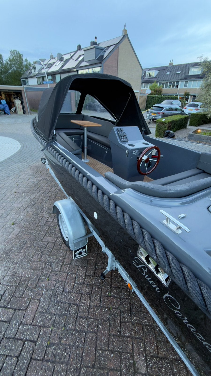 Gentle 530 Tender met Mercury 15 pk en trailer (alles 2021), Ophalen, 4 cm, Tender, Gebruikt