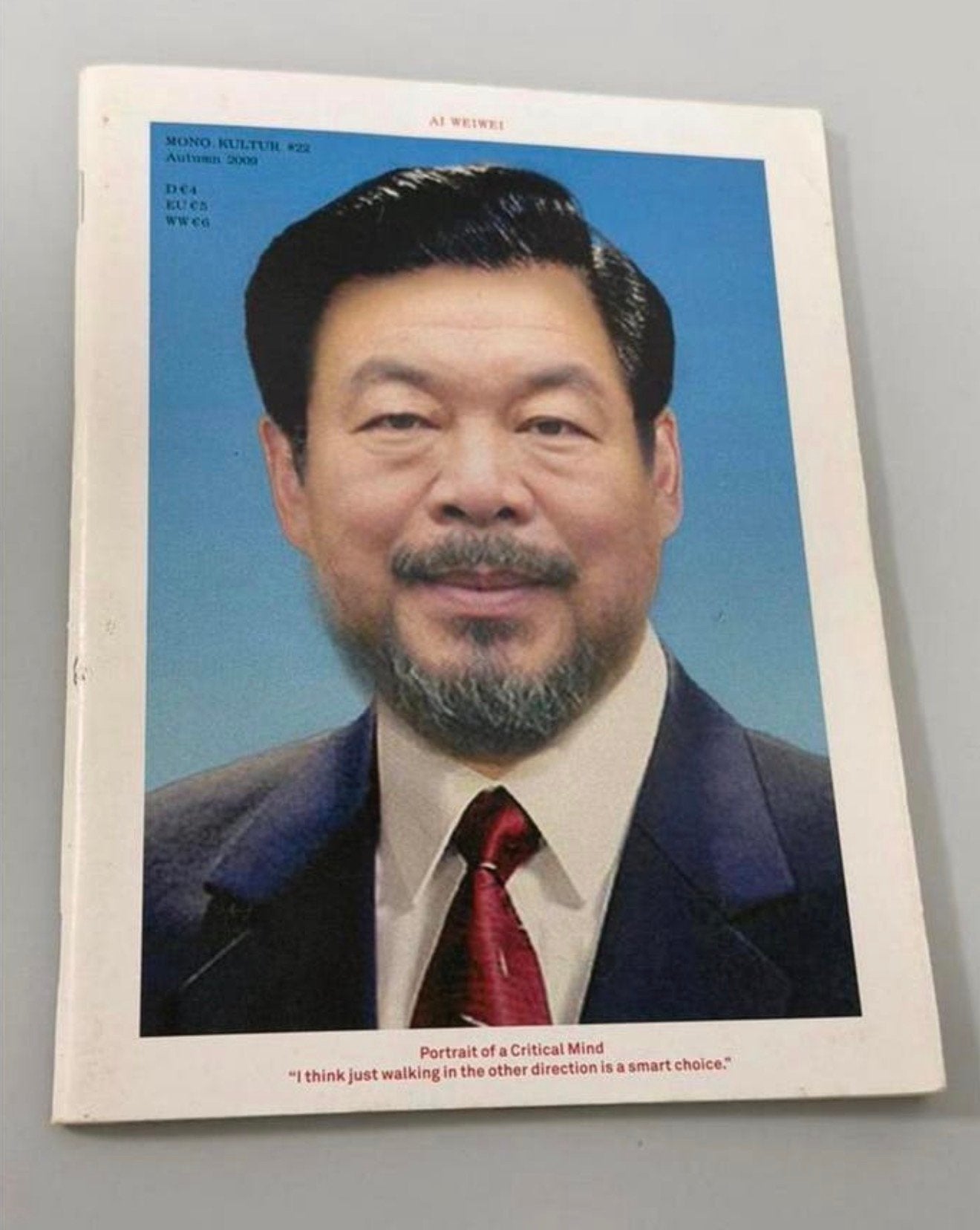 Zeldzaam mono.kultur #22 Ai Weiwei (2009) Interview Magazine, Ophalen of Verzenden, H, H, H