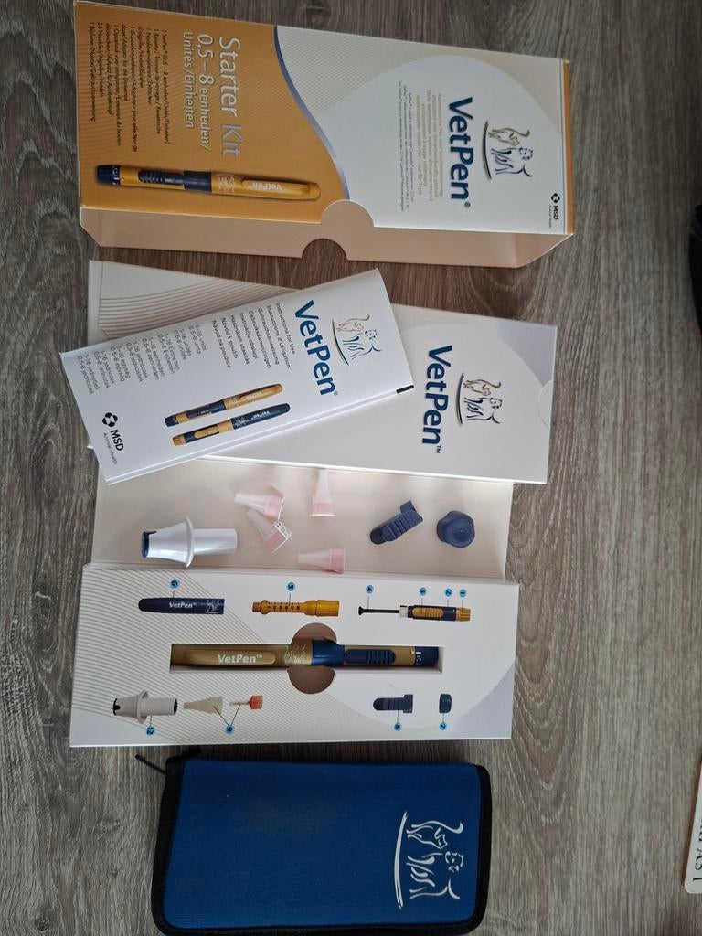 VetPen starterkit 0,5 - 8 eenheden, Ophalen of Verzenden, Zo goed als nieuw