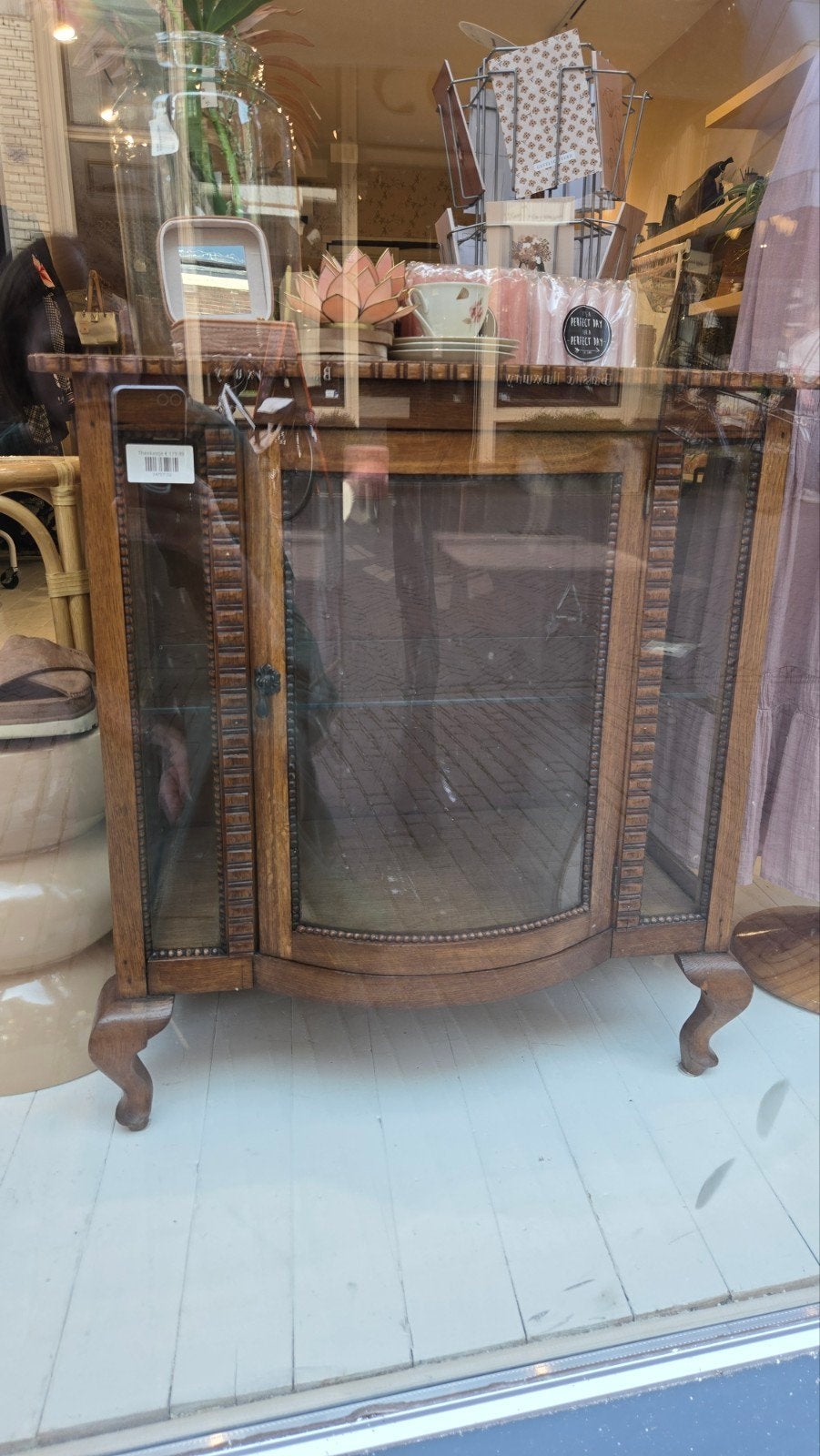 Vintage theekastje met glazen deuren, Ophalen, Overige typen