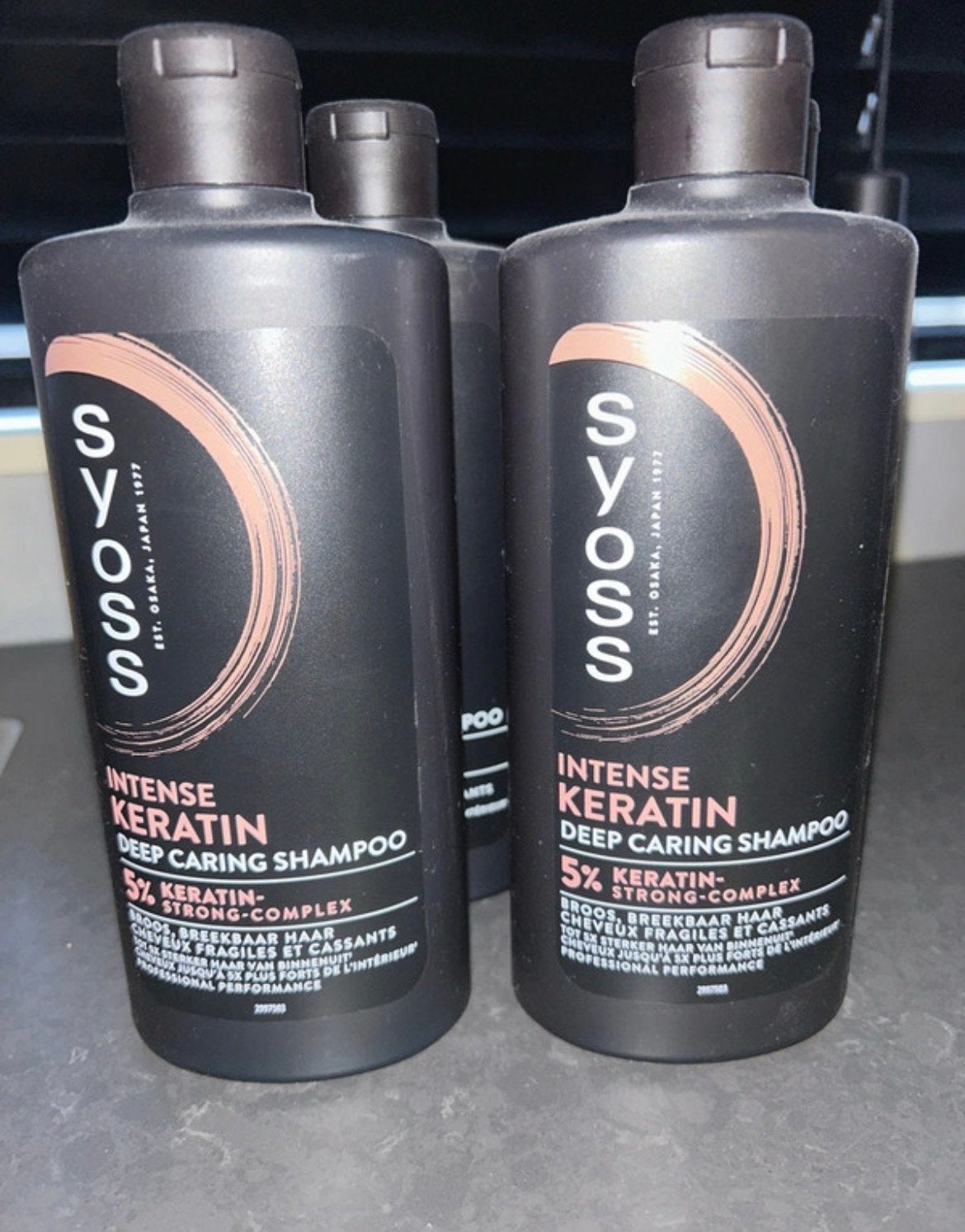 Syoss Intense Keratin Deep Caring Shampoo - 2 stuks, Ophalen of Verzenden, Nieuw, Shampoo of Conditioner