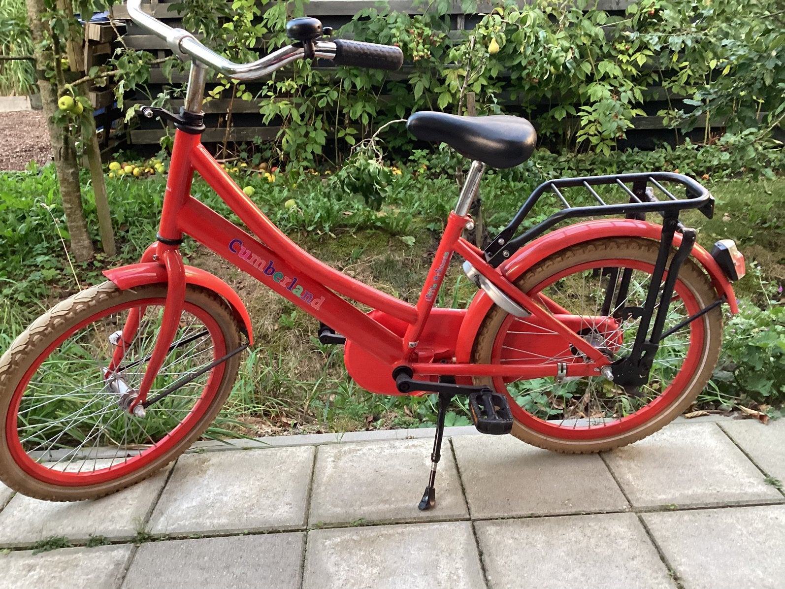 Kinderfiets Rood, Cumberland 20x1.95 inch, Ophalen, Gebruikt, 20 inch of meer
