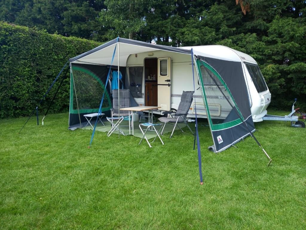 Hylander caravan, Ophalen, Gebruikt