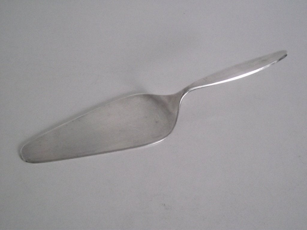 vintage verzilverde taartschep 22 cm Bruckmann 90 - 3 1960, Antiek en Kunst, Antiek | Bestek, Ophalen of Verzenden