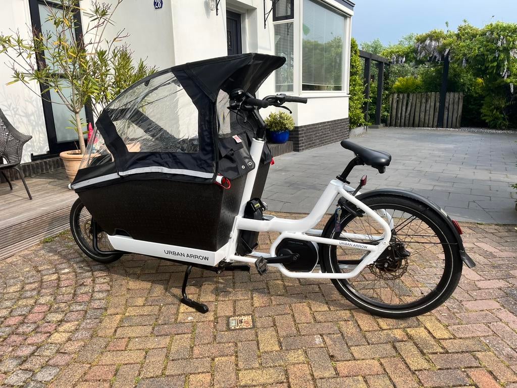 Mooie Urban Arrow Family Performance 500Wh - Wit- 2023, Ophalen, Gebruikt, 4 kinderen of meer, Overige merken
