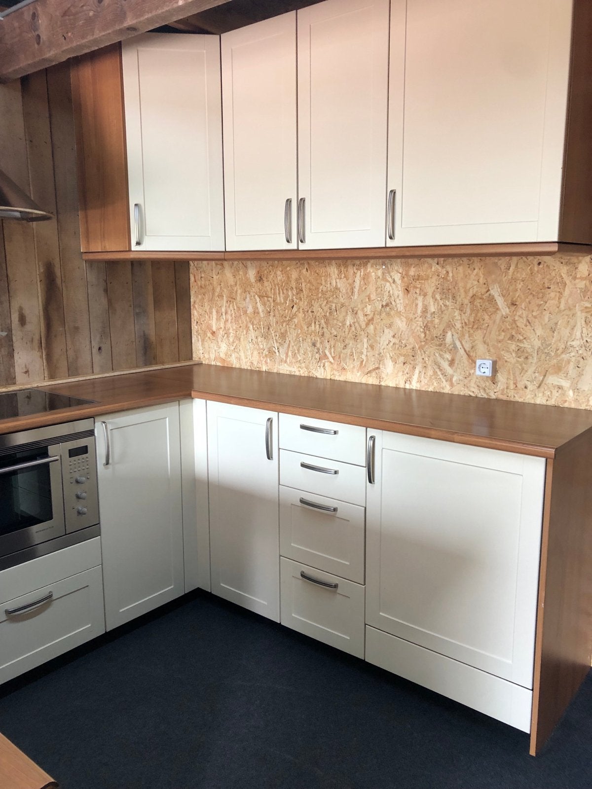 Complete U keuken met apparatuur, Ophalen, Gebruikt, U-keuken, Hout