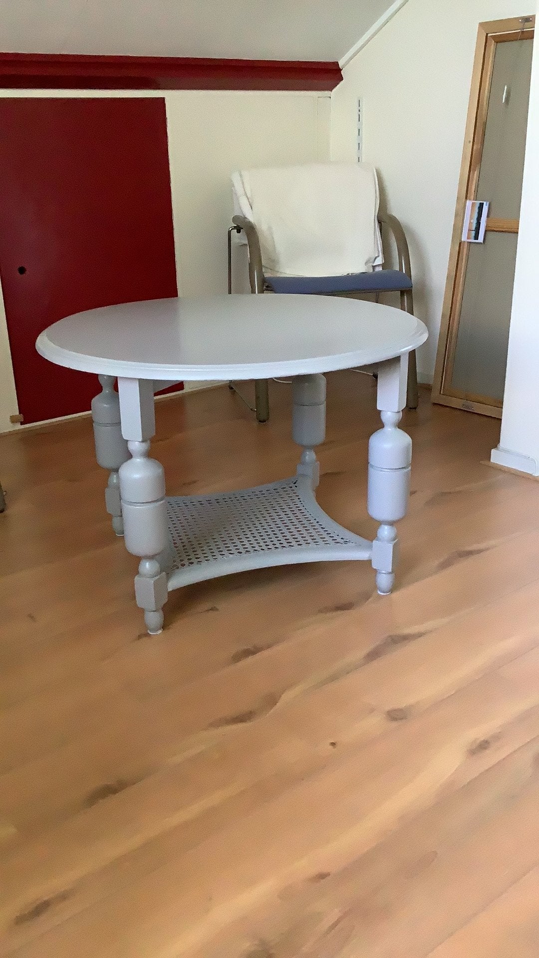 Eikenhouten tafel, Ophalen