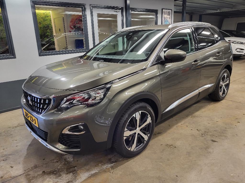 Peugeot 3008 1.2 Pure Tech 130 5-Drs. AUTOMAAT bj.2018, Auto's, Zwart, Leder, Bedrijf, 3 cilinders