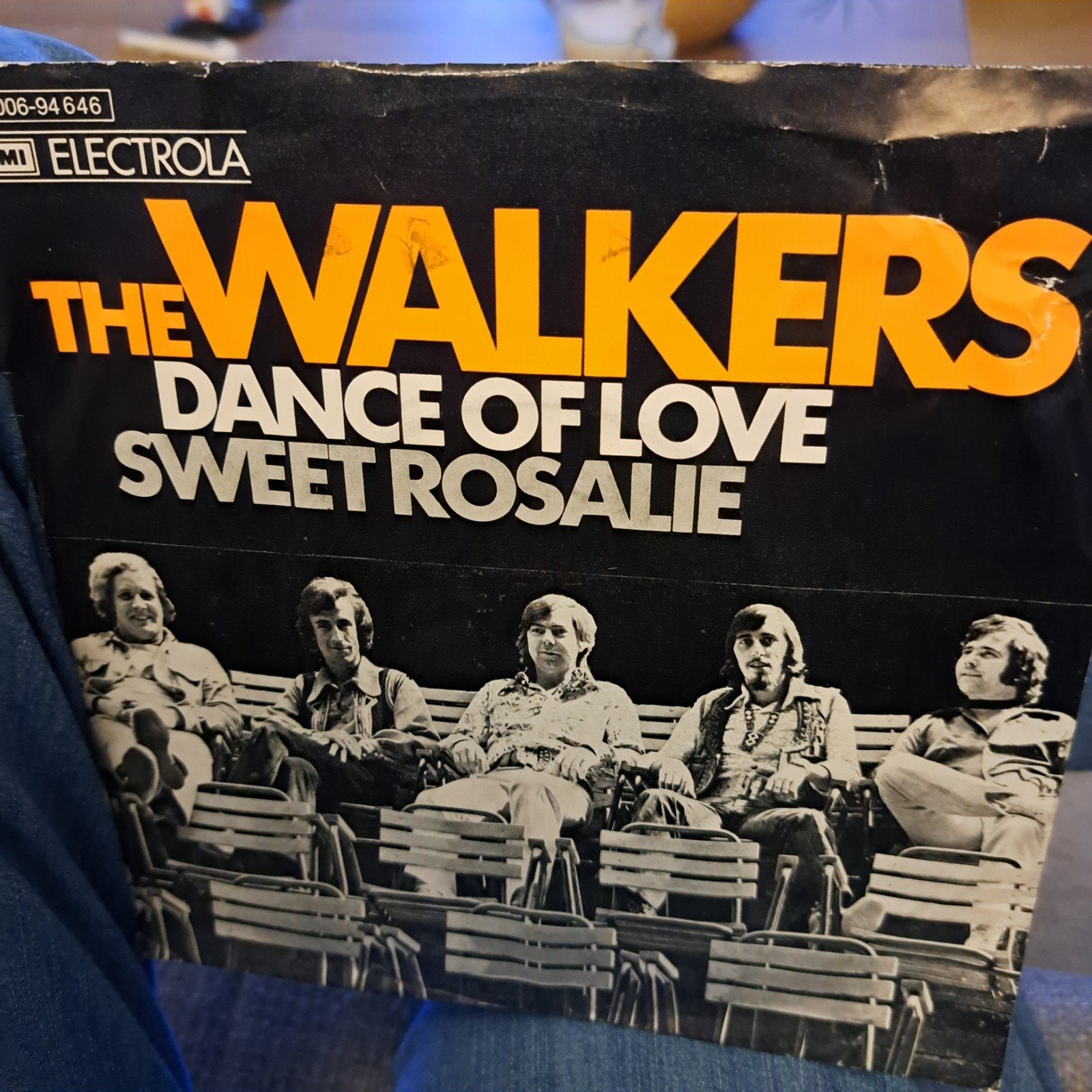 vinyl single. the walkers ,,dance of love/sweet rosalie,,, Ophalen of Verzenden, Gebruikt, Pop
