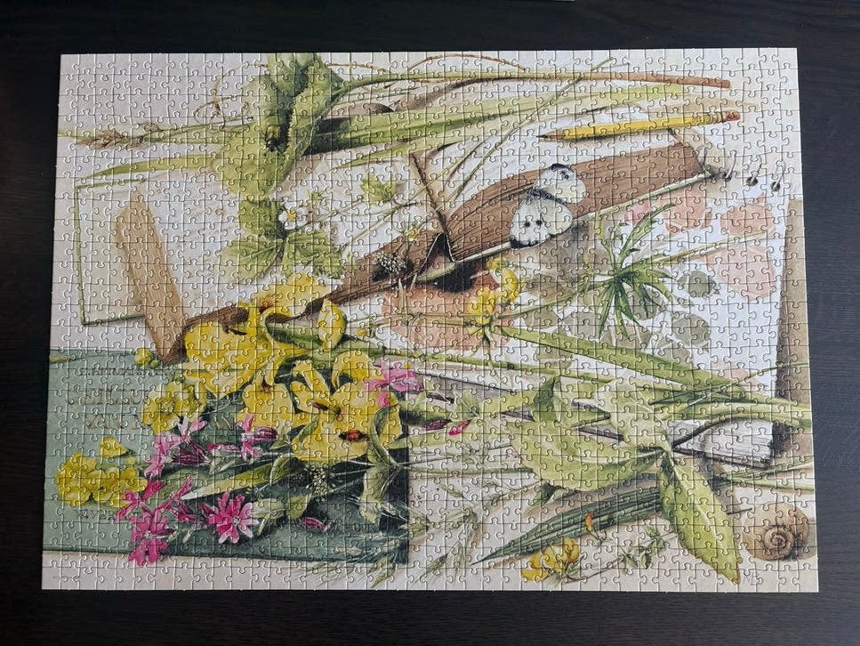 Heye puzzel Marjolein Bastin Journal 1000 stukjes compleet, Ophalen of Verzenden, 500 t/m 1500 stukjes, Zo goed als nieuw, Legpuzzel