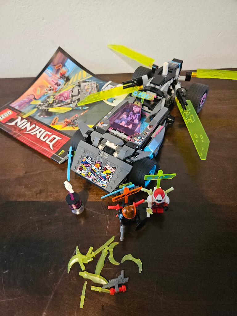 Lego Ninjago - Cyberspace auto met Scott - 71710, Ophalen, Compleet, Lego, Zo goed als nieuw