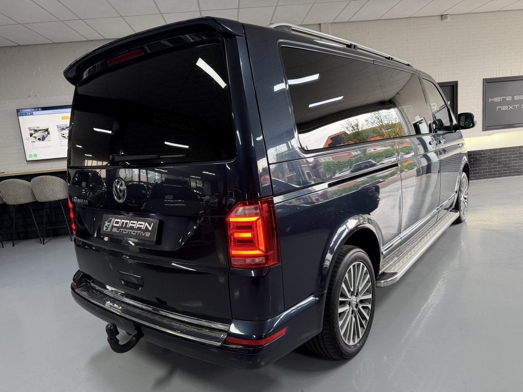 Volkswagen Transporter 2.0 TDI T6 Caravelle Highline lang Ds, Automaat, 15 km/l, Gebruikt, Blauw