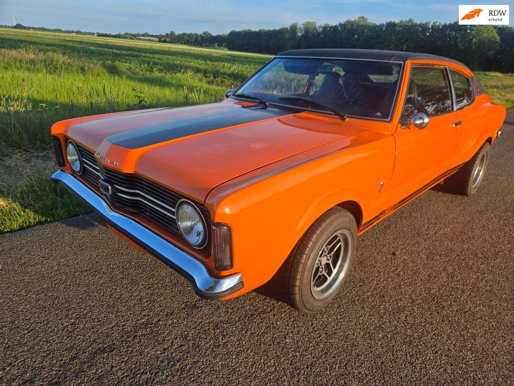 Ford Taunus 2000 GXL, Auto's, Zwart, Overige kleuren, Bedrijf, Handgeschakeld