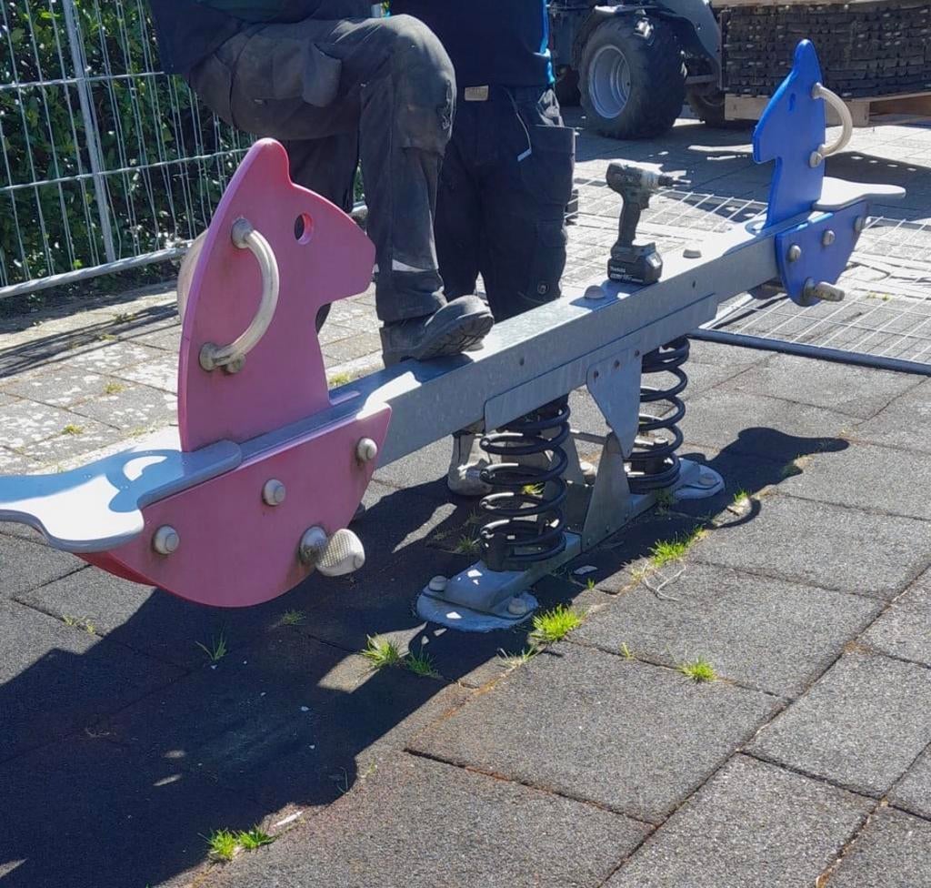 Wipwap paarden van kunststof, Ophalen of Verzenden, Gebruikt