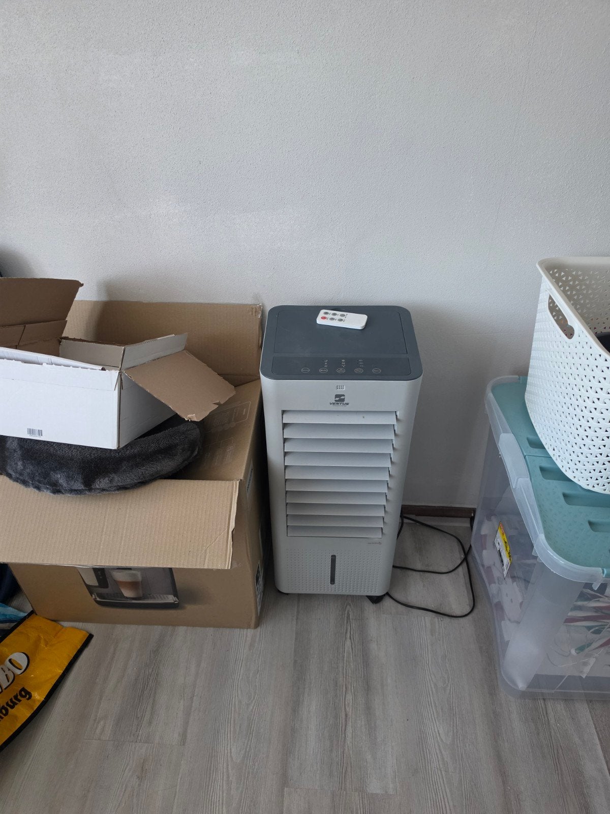 Ventus Cooling System Mobiele Airco met Afstandsbediening, Ophalen, Gebruikt, Minder dan 60 m³, 3 snelheden of meer