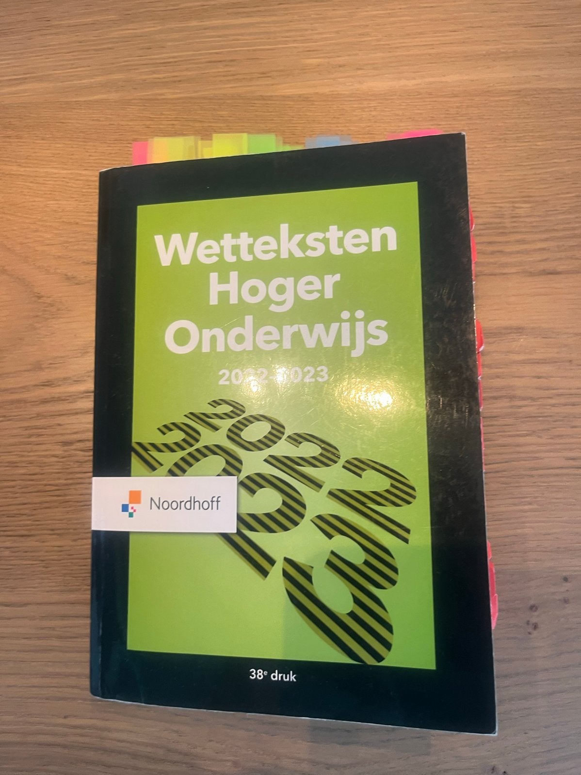 Wetteksten Hoger Onderwijs 2022-2023 - 38e druk, Boeken, Ophalen of Verzenden, Gamma, Zo goed als nieuw, HBO