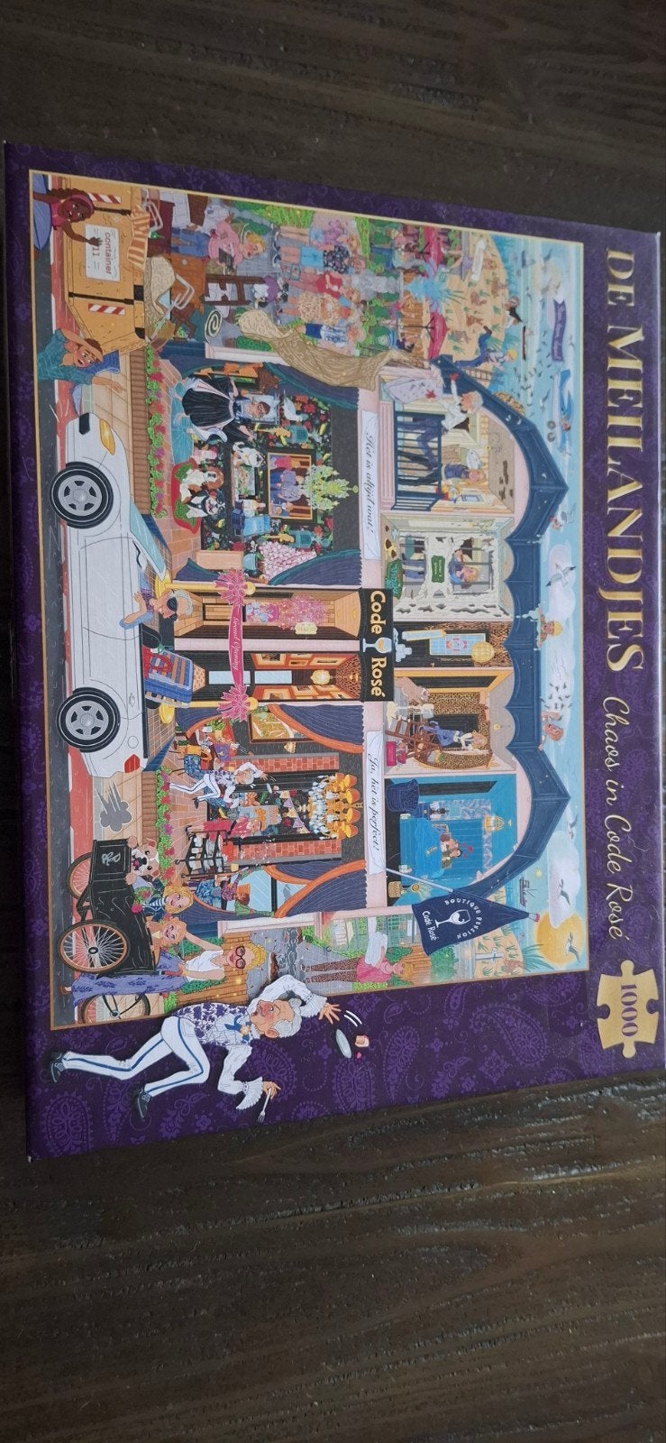 Legpuzzel De Meilandjes Chaos en Code Rosé 1000 stukjes, Hobby en Vrije tijd, Ophalen of Verzenden, 500 t/m 1500 stukjes, Gebruikt