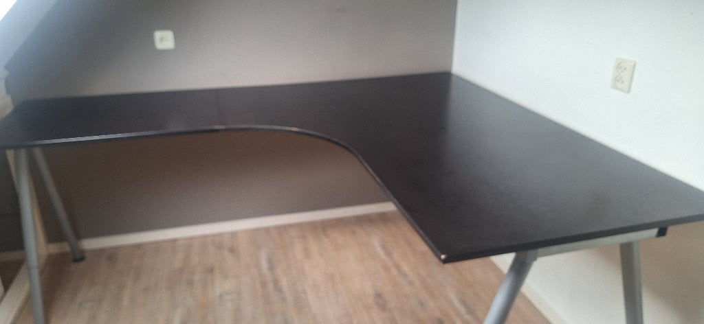 Bureau hoek, Huis en Inrichting, Bureaus, Ophalen, Scandinavisch, Hoekbureau, Bruin