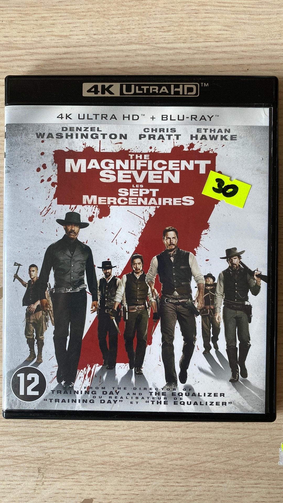 The magnificent seven 4K uhd blu ray NL versie, Ophalen of Verzenden, Zo goed als nieuw, Thrillers en Misdaad