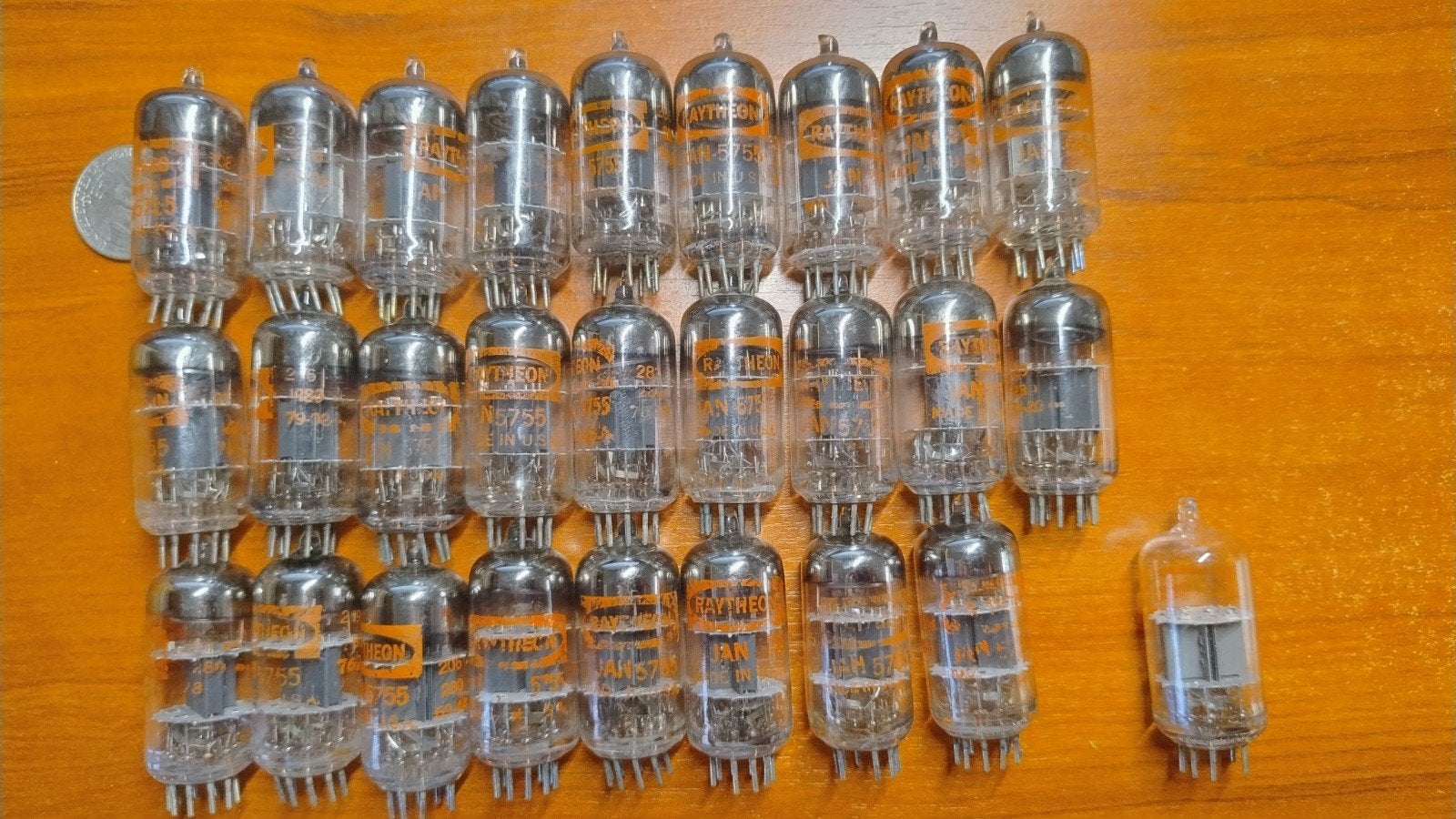 26x Raytheon JAN 5755 / 420A buizen (Ongetest - 12AX7 altern, Ophalen of Verzenden
