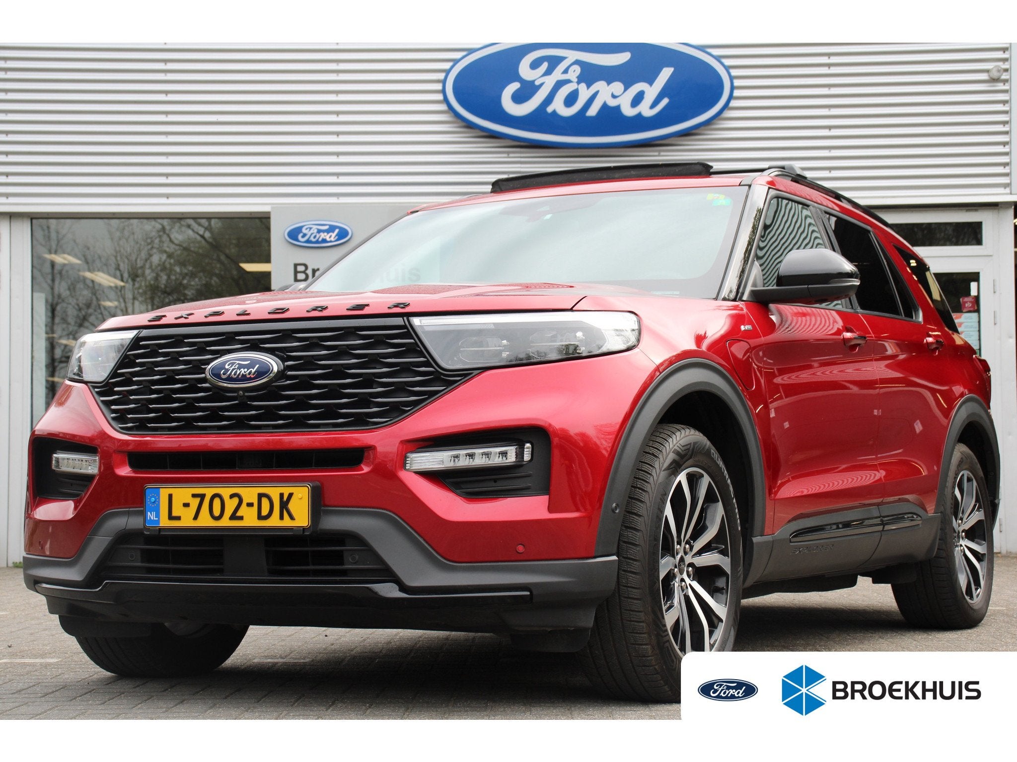 Ford Explorer 3.0 V6 EcoBoost PHEV ST-Line, Auto's, 12 maanden, Leder, Bedrijf, 2956 cc