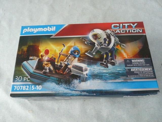 City Action – Politie jetpack - 70782 Playmobil Nieuw, Ophalen of Verzenden, Nieuw, Complete set