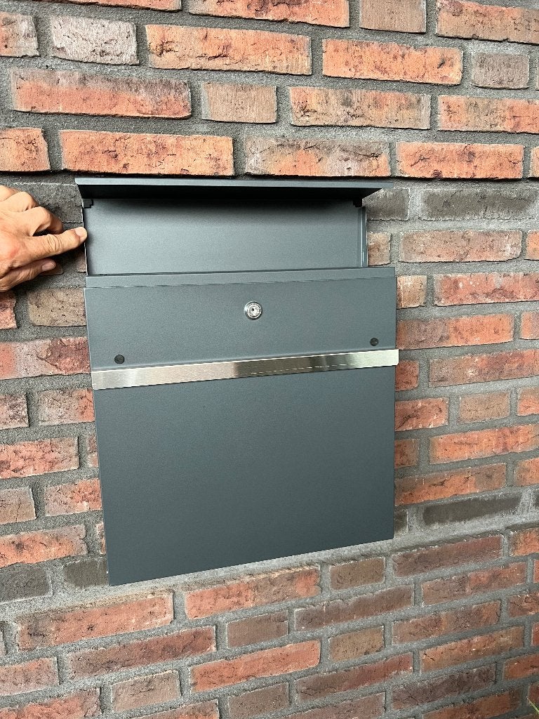 Brievenbus, Ophalen, Nieuw, Staal, Wandbrievenbus