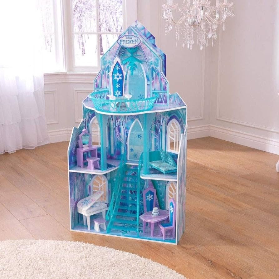 Poppenhuis frozen, Ophalen, Gebruikt, Poppenhuis