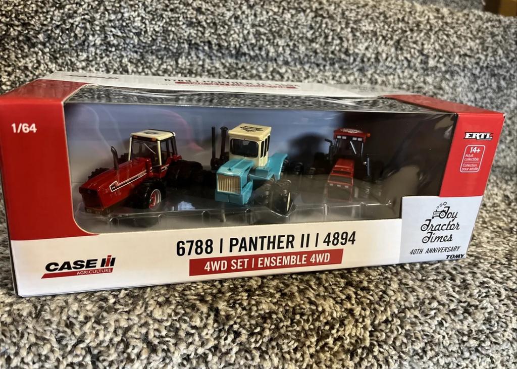Ertl Case IH 4WD Set: 6788, Panther II, 4894 Tractoren, Ophalen of Verzenden, Nieuw, Tractor of Landbouw