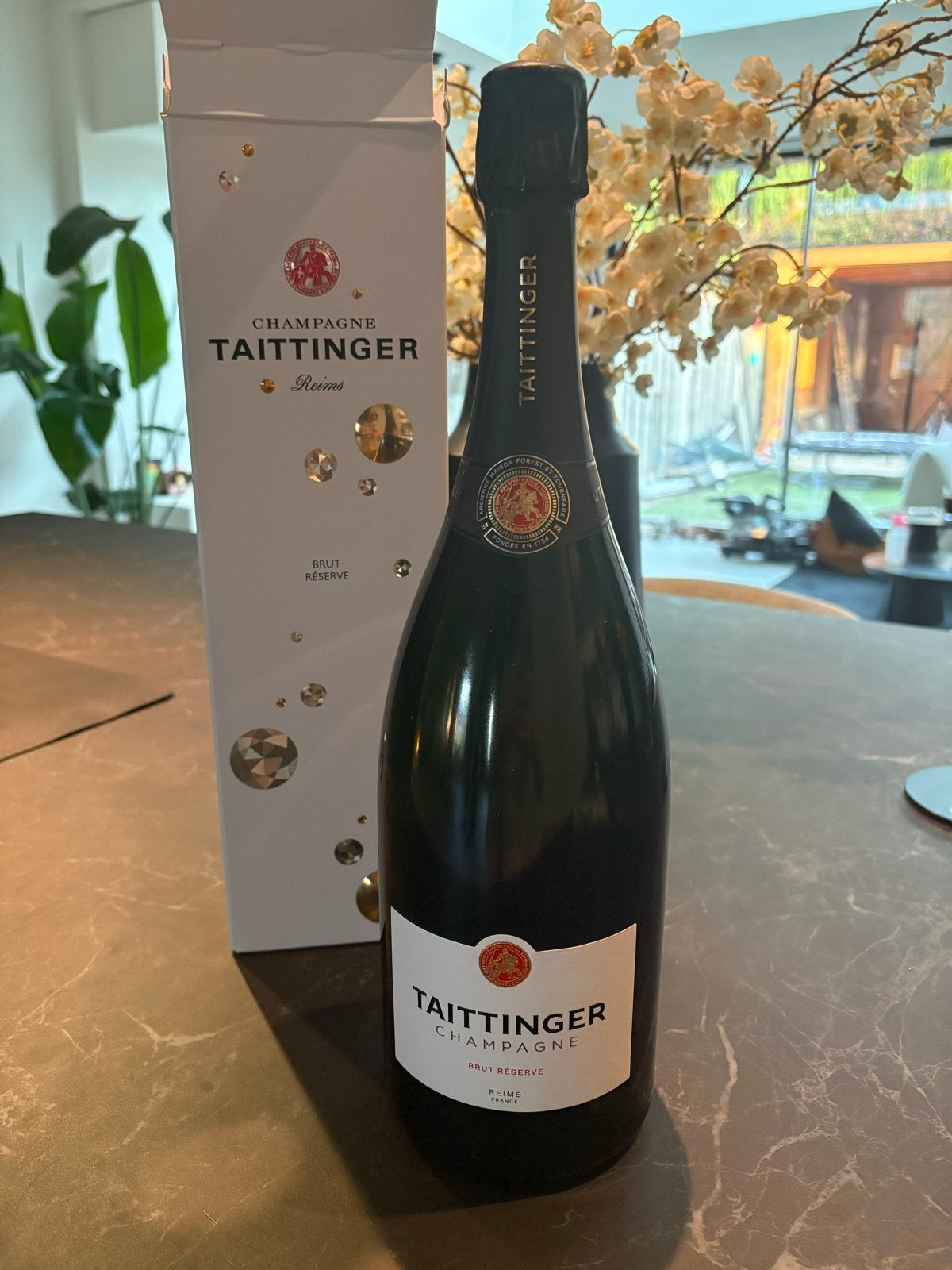 Taittinger Champagne Brut Réserve 1,5 liter Magnum, Verzamelen, Wijnen, Ophalen, Nieuw, Frankrijk, Champagne