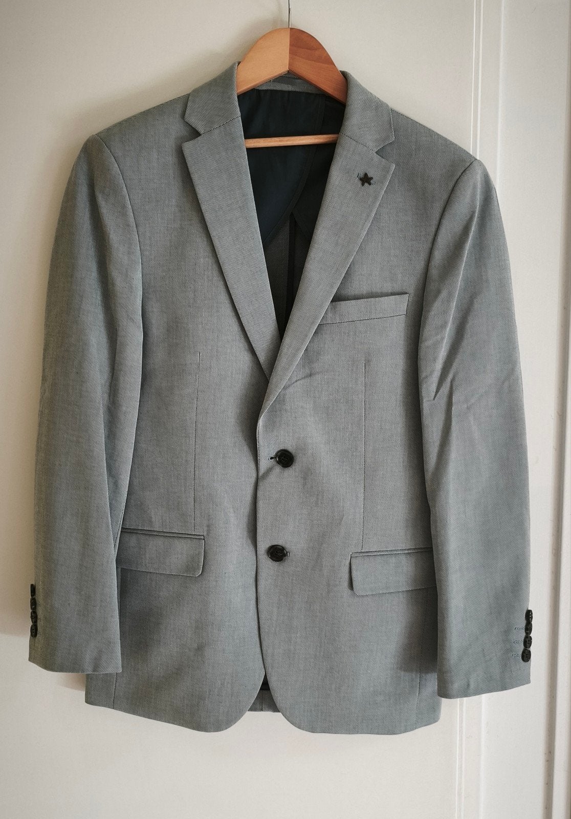 Jingenspak maat S, Ophalen, Zo goed als nieuw, Maat 46 (S) of kleiner, Blauw