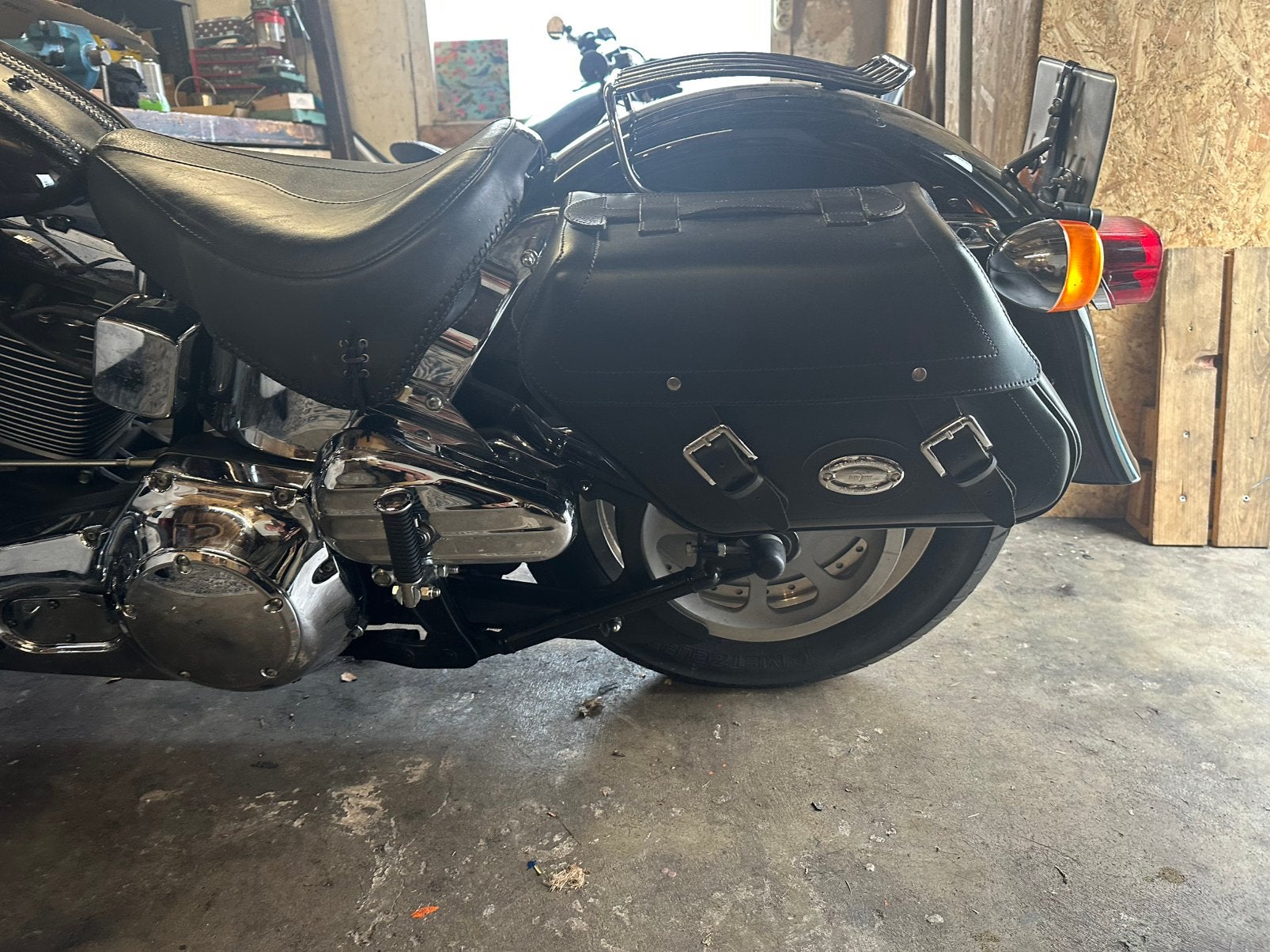 Zadeltas set Longride techical pack #149 leer, Motoren, Ophalen, Nieuw