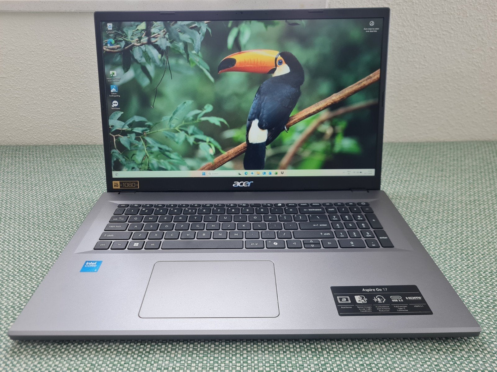 Laptop Acer Aspire Go 17, Qwerty, Ophalen of Verzenden, Zo goed als nieuw, 17 inch of meer